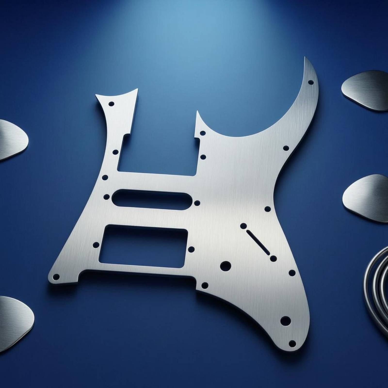 Electric Guitar Pickguard Alum - Musical Instrument Of ulasan dan harga