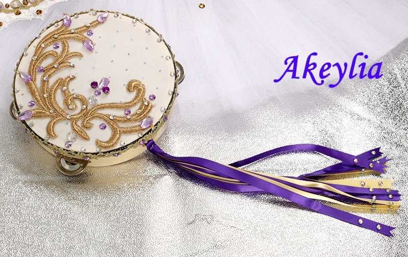 Gold yellow La Esmeralda circu - Tambourine Hand Drum ulasan dan harga