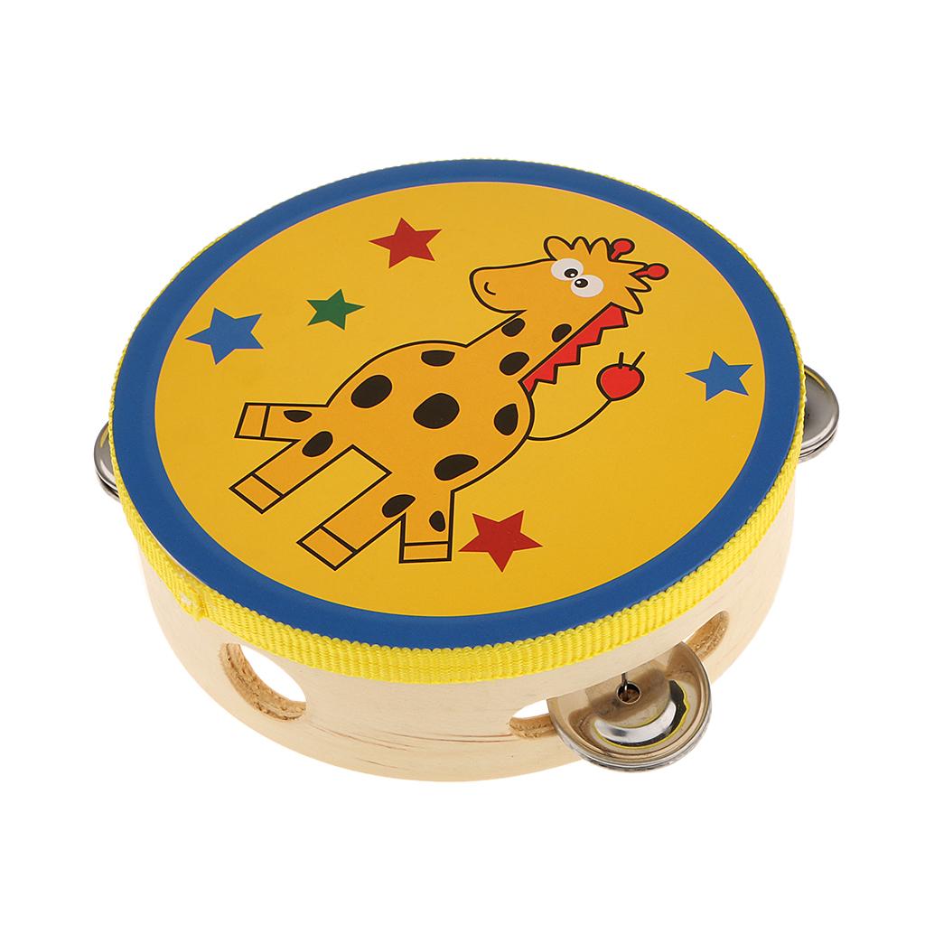 Wooden Tambourine Small Hand P - Tambourine Hand Drum ulasan dan harga