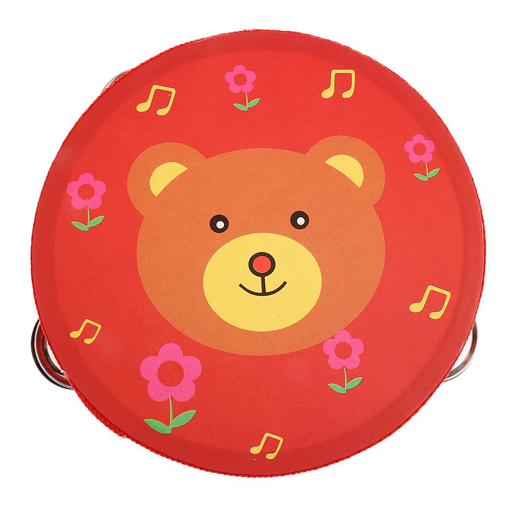 Hand Bell Wooden Tambourine Pe - Tambourine Hand Drum ulasan dan harga