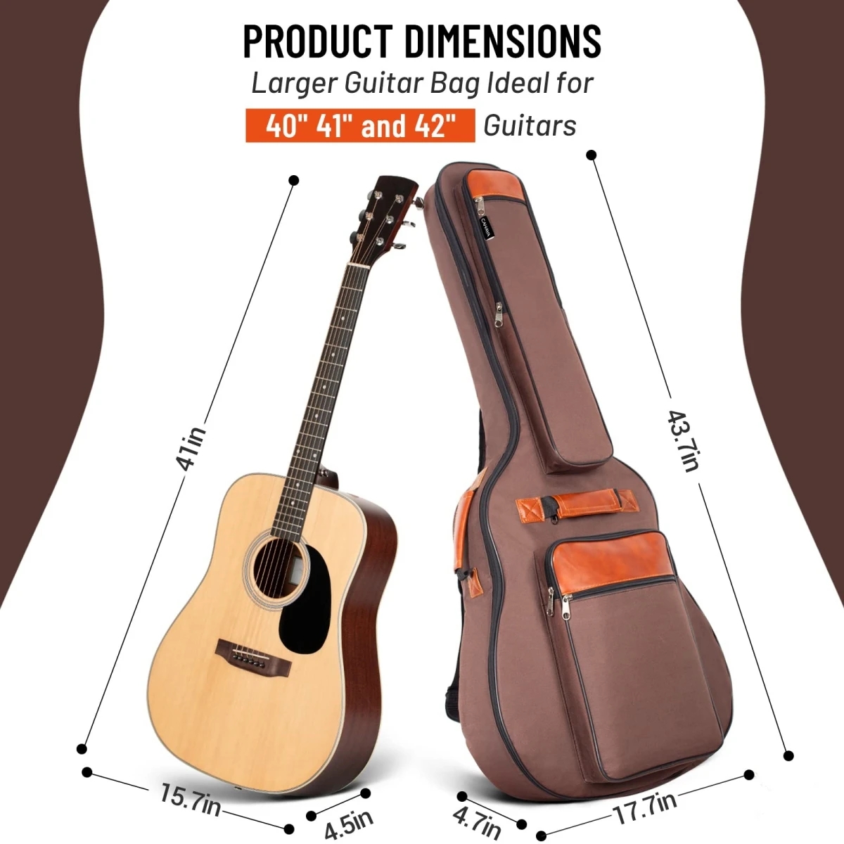 Miwayer Waterproof Acoustic Gu - Musical Instrument Band ulasan dan harga