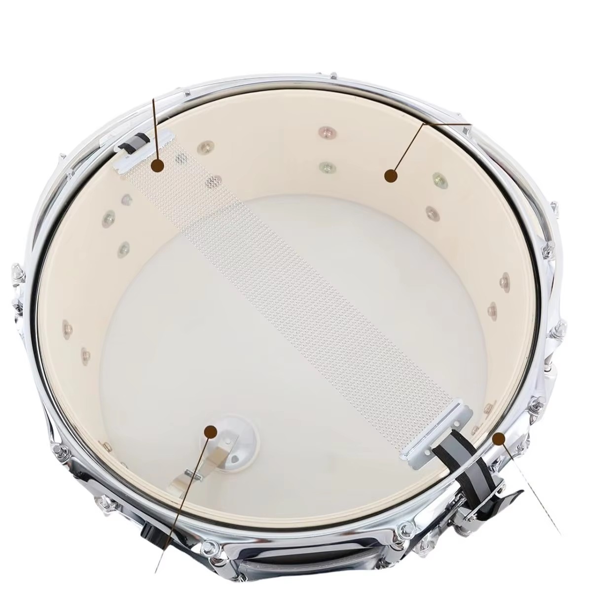 Wood‑grain Marching Drums Marc - Musical Instrument Band ulasan dan harga