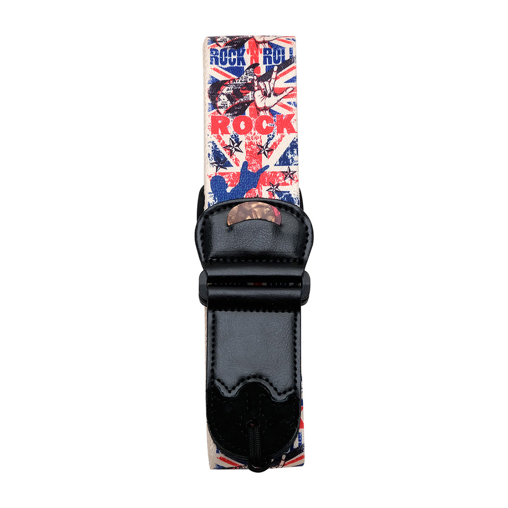 Electric Guitar Strap Embroide - Musical Instrument Band ulasan dan harga