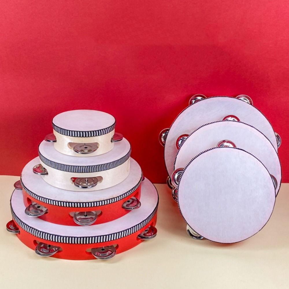 4/6/8/10 Inch Hand Held Drum W - Tambourine Hand Drum ulasan dan harga