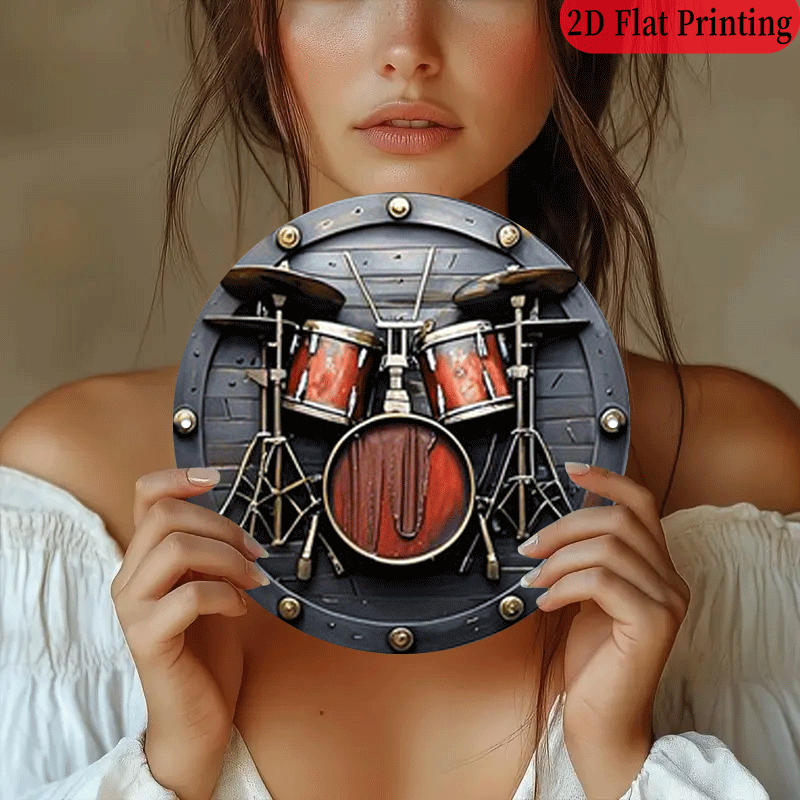 2D Flat, 1pc, 20.32x20.32 cm 2 - Musical Instrument Band ulasan dan harga