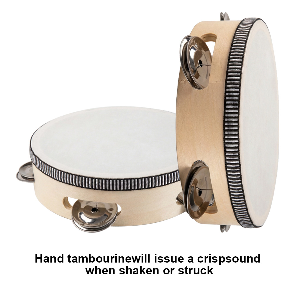 6inch Hand Held Drum Tambourin - Tambourine Hand Drum ulasan dan harga
