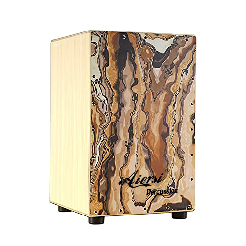Colour Wood Hand Cajon Box Dru - Musical Instrument Band ulasan dan harga