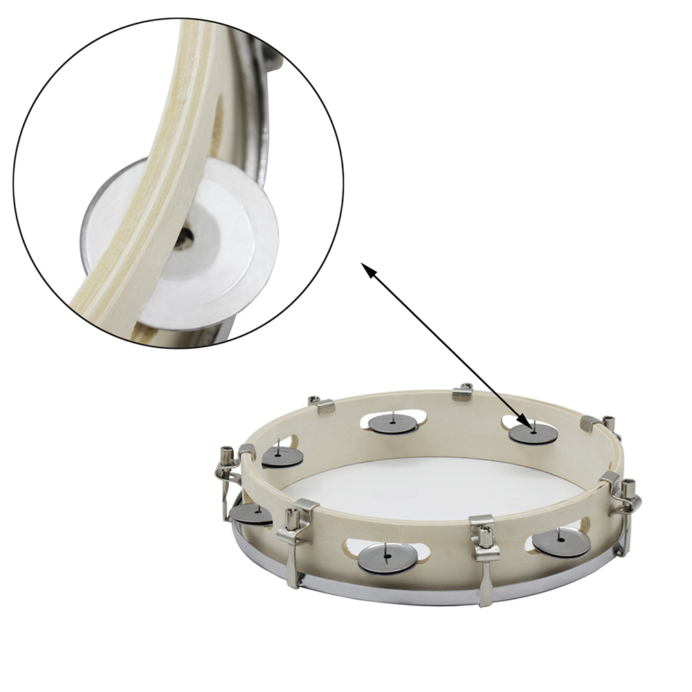 10 Inches Tambourine Adjustabl - Tambourine Hand Drum ulasan dan harga
